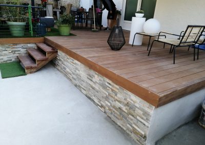 Terrasse en bois à Vendargues