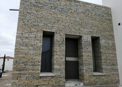 Parement en pierre de Luzerne à Ganges