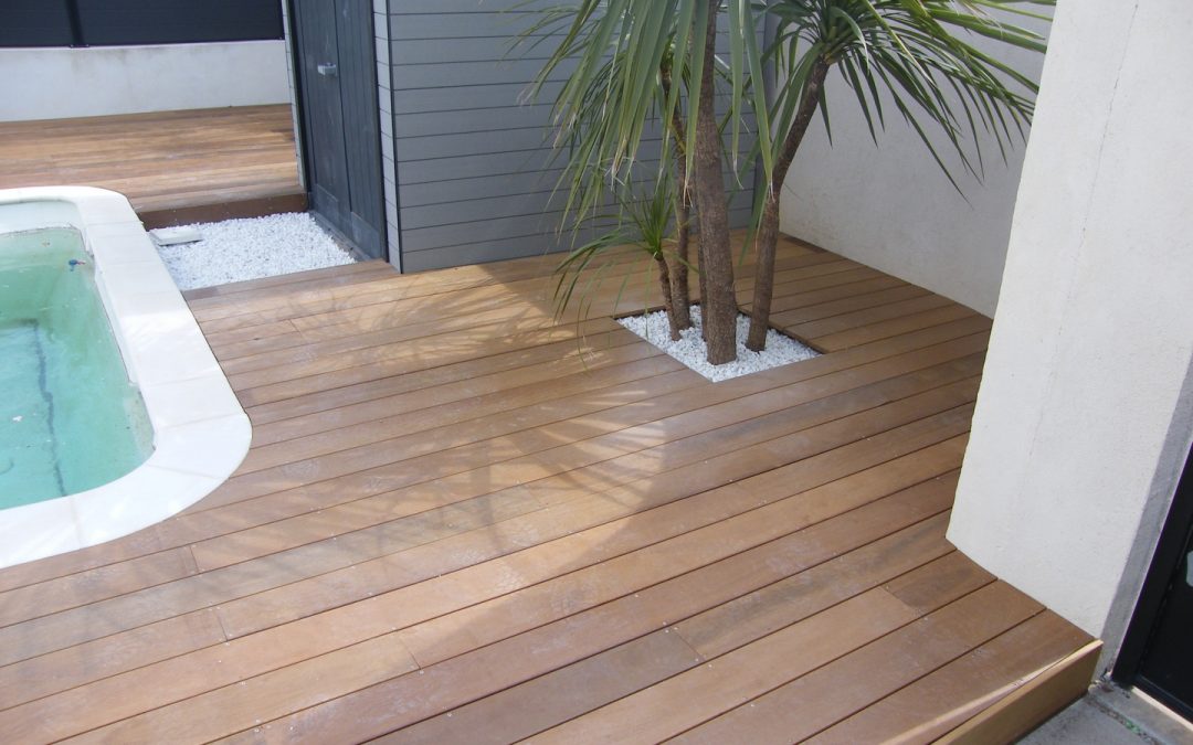 Terrasse en bois à Sète