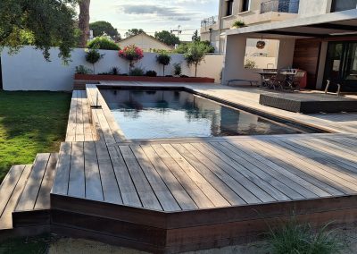 Jardin moderne à Montpellier